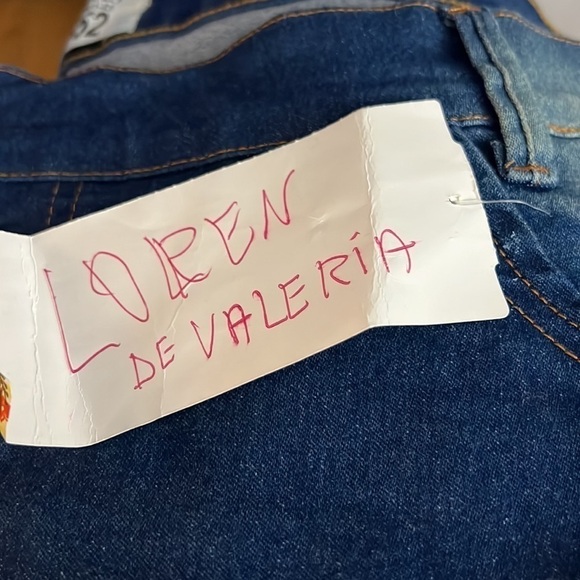 VIP MODAS Brasil Destroyed Denim Skort NWT Plus Size 52 - Picture 9 of 10